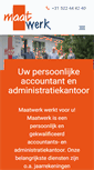 Mobile Screenshot of maatwerker.nl