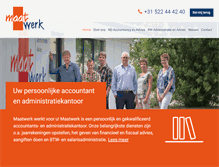 Tablet Screenshot of maatwerker.nl
